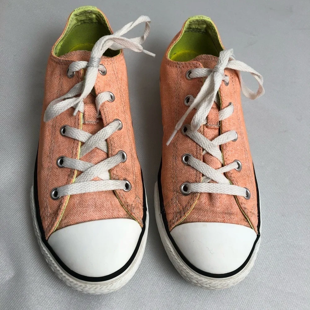 Converse All Star unisex cantaloupe color low top sneakers